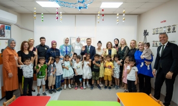 Anaokulum Bahçemde Projesinin 7. Okulu törenle açıldı