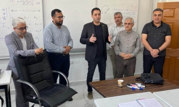 Aktürk, Afrin Eğitim Fakültesi’ni ziyaret etti