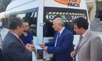 İlçe Milli Eğitim Müdürü öğrenci servislerini denetledi