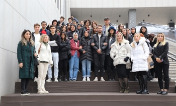 Öğrenciler, Şehitkamil Sanat Galerisi’ndeki sergiyi gezdi